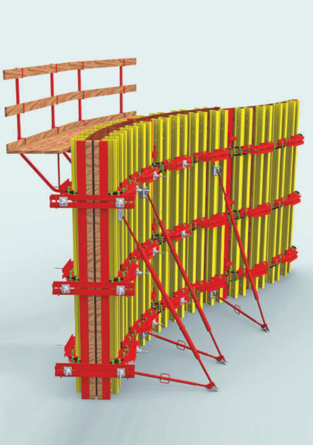 Circular Wall Formwork System - Görsel 3